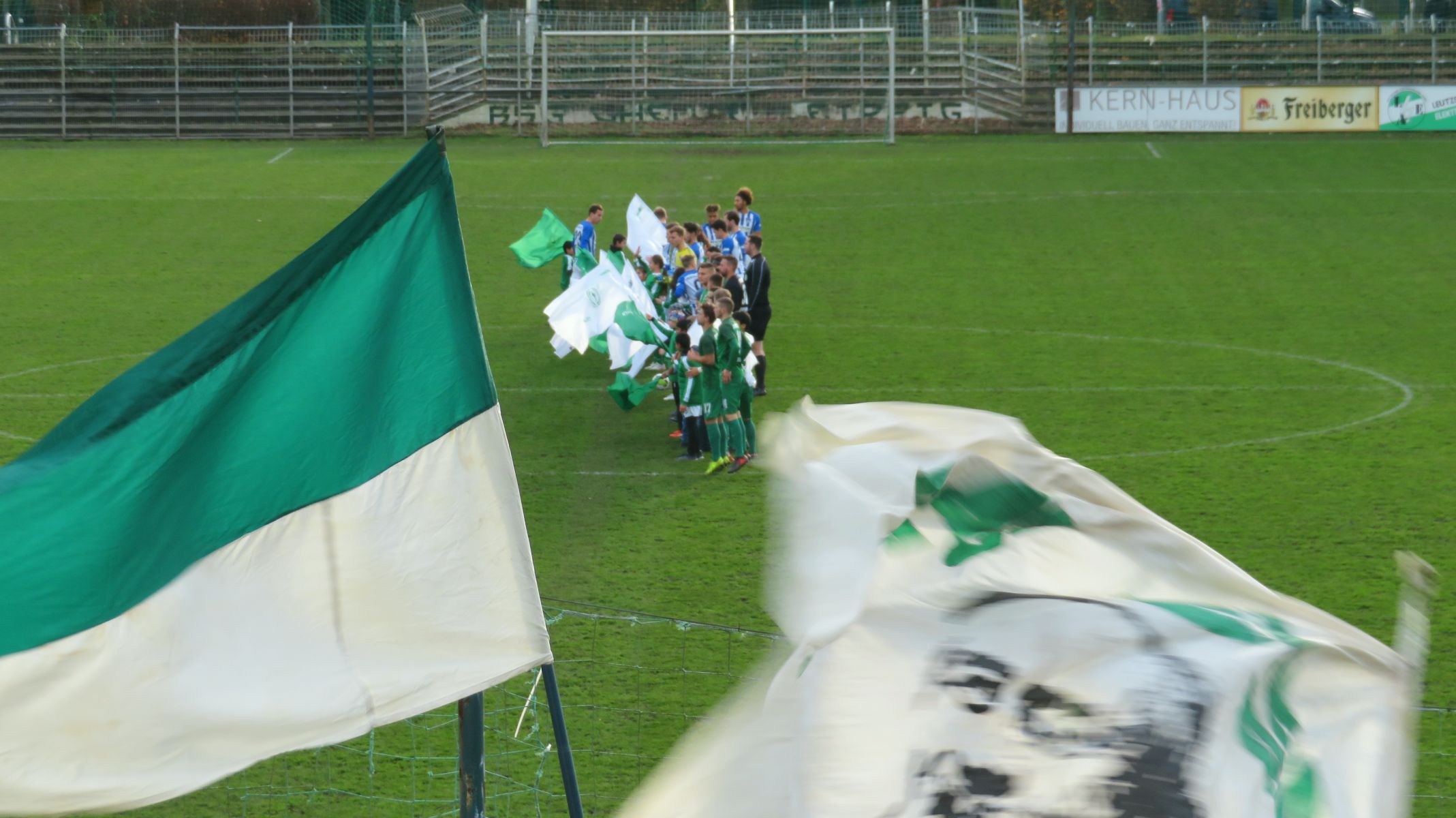 Chemie Leipzig BSG 26.11.2017 versus Hertha 2 Null zu Zwei (19) mail Grün Weiße Hoffnung